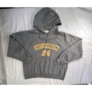 Winner's Circle Jeff Gordon Gray Hoodie Mens Size XL NASCAR Racing